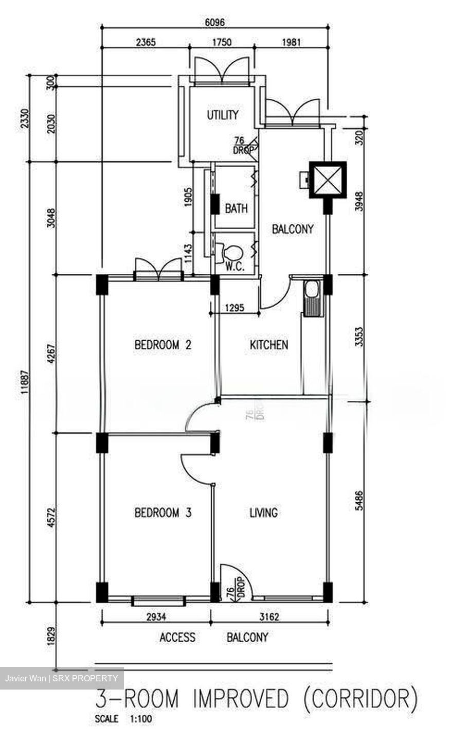 Blk 3 Beach Road (Kallang/Whampoa), HDB 3 Rooms #621651521
